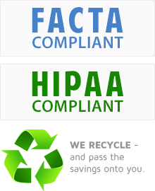 FACTA Compliant and HIPAA Compliant Shredding